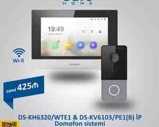 Domofon DS-KH6320 WTE1  DS-KV6103 PE1(B) İP