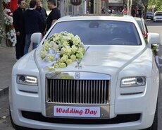 Rolls Royce Ghost kirayə bey gelin maşıni