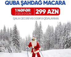 Quba Qusar Şahdağ yeni il turu