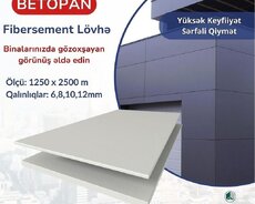 Fibersement löhvə (betopan) Latonit