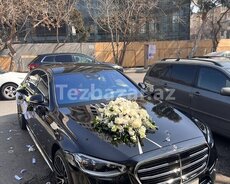 Mercedes Sclass 2023 black kirayəsi