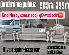 Divan + 2 kreslo