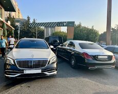 Mercedes Maybach ag qara kirayəsi