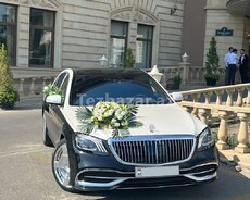 Mercedes Maybach ag qara kirayəsi