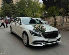 Sclass Mercedes Maybach kirayə gelin maşıni