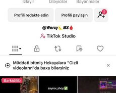 Tiktok hesab satışı