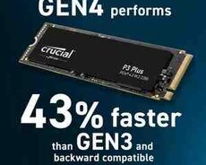 Crucial P3 Plus 512GB PCIe 4.0 NVME M.2 SSD