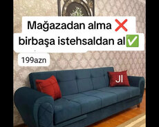 Divanlar birbaşa istehsaldan satışı