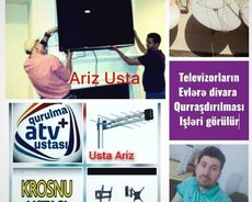 Televizor ustası qurraşdırma