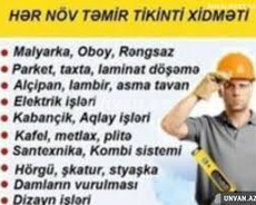 Temir və tikinti usta