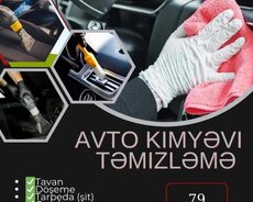 Avtomobillərin kimyəvi təmizləməsi