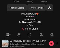 Tiktok hesabı satilir spamda deyil biraz aktivlik zeifdir