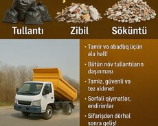 Услуги по вывозу всех видов отходов и мусора