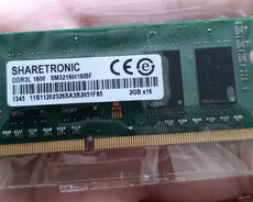 Ddr3L 1600mhz 2gb Noutbuk Ram