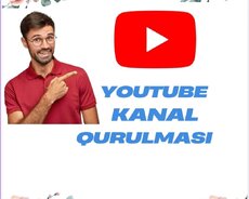 youtube kanalın qurulması youtube kanal açmaq xidməti