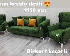 Divan kreslo desti