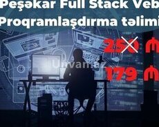 Peşəkar Full Stack veb Proqramlaşdırma təlimi 