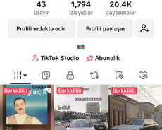 Tik Tok hesabı