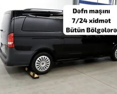 Cənazə maşıni 24 saat xidmət katavalka mafə