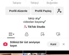 Tiktok səhifəsi