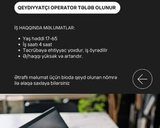 Qeydiyatçı operator