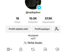 Аккаунт TikTok продается со скидкой 25%