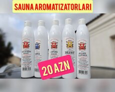 Sauna aromatizatoru, sauna üçün aromatizatorlar