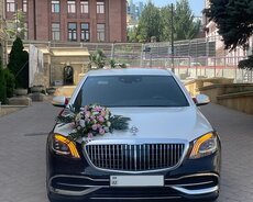 Maybach Sclass ag qara kirayə toy maşıni