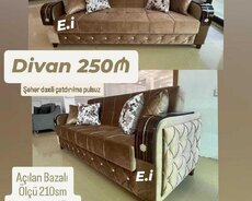 Divan açılan bazalı