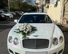 Bentley Continental прокат свадебных автомобилей