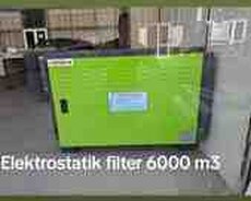 Elektrostatik filter 6000 m3