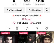 Tiktok hesabı