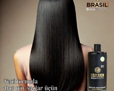 Keratin düzləşdirmə, hər növ saçlar üçün, iysiz qoxusuz