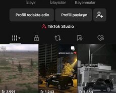 çox ucuz tiktok hesabı