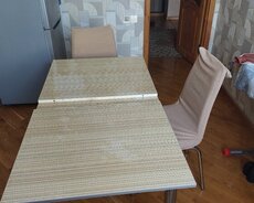 Qüsursuz mətbəx stol və syulları