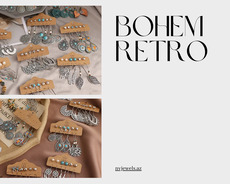 Bohem Retro sırğalar