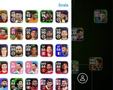 Effotbal hesabi satilir ciddi alıcıya endirim olacaq