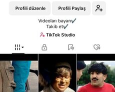 Tiktok səhifəsi