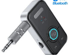 Bluetooth 5.3 Qəbuledici və Ötürücü – Mikrofonlu 2-in-1 Adap