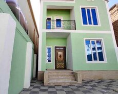 kreditlə 2 mertebeli ela temirli həyət evi