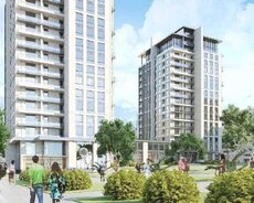 Mərkəzi parkın yanında 4 otaqlı mənzil satılır