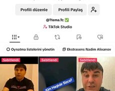 orijinal Tiktok sehifesi satiram