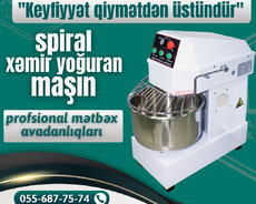 Spiral xəmir yoğuran maşın