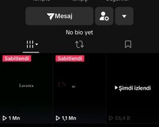 Tiktok hesabı satıram