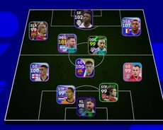 Efootball hesab 12 Manat