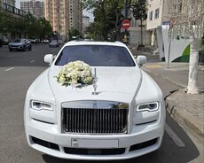 Прокат свадебных автомобилей Rolls Royce Ghost