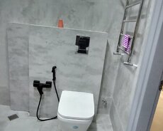 Kombi quraşdırılması radiatorların xəttlərinin çəkilməsi