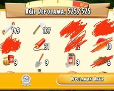Hayday hesab