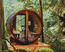 Barrel Sauna, Kub Sauna, Outdoor Sauna tikintis