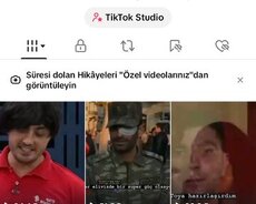 Tiktok hesabı